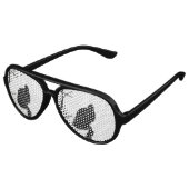 ハゲワシのシルエットラブバードウォッチングラプター アビエーターサングラス (アングル)