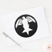 ハゲワシのシール ラウンドシール (封筒)