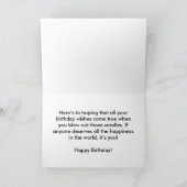 ハゲワシのヘアスタイルが今日はイマイチ カード (内部)