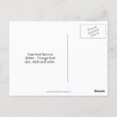 ハゲワシの満月ファンタジー オーダーメイド ポストカード (裏面)