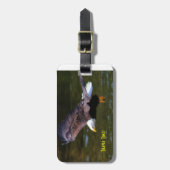 ハゲワシの荷物タグ ラゲッジタグ (正面縦)