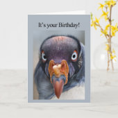 ハゲワシの誕生日カード カード (黄色い花)