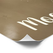 ハゲワシの鳥のベビーが月に眠る ポスター (コーナー)