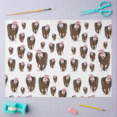 ハゲワシの鳥パターン 薄葉紙 (クラフト)