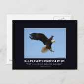 ハゲワシやる気を起こさせるギフト ポストカード (正面/裏面)