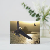 ハゲワシやる気を起こさせるギフト ポストカード (スタンド正面)