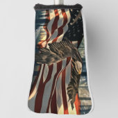 ハゲワシアメリカンフラグカントリーロード ゴルフヘッドカバー (回転90)