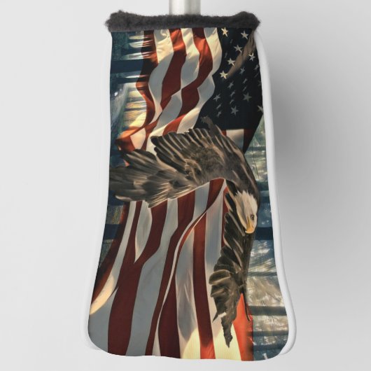ハゲワシアメリカンフラグカントリーロード ゴルフヘッドカバー (回転90)
