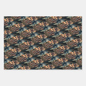 ハゲワシアメリカンフラグカントリーロード ラッピングペーパーシート (正面2)