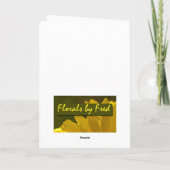 ハゲワシ誕生日 カード (裏面)