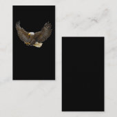 ハゲワシ飛んでいるの鳥観察 名刺 (正面/裏面)