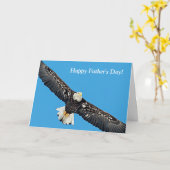 ハゲワシ飛行中 カード (黄色い花)