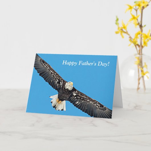 ハゲワシ飛行中 カード (黄色い花)