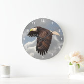 ハゲワシ2 ラージ壁時計 (ホーム)