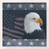 ハゲワシ ガラスコースター (正面)