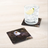 ハゲワシ スクエアペーパーコースター (インサイチュ)