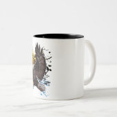 ハゲワシ ツートーンマグカップ (正面右)
