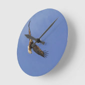 ハゲワシ ラウンド壁時計 (傾斜)