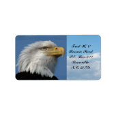 ハゲワシ – 住所 シール (正面)