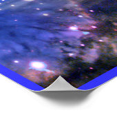 ハゲワシ、宇宙、惑星、銀河系アートポスター ポスター (角)