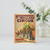 ハゲンベックサーカスヴィンテージポストカードボンバヨ ポストカード (スタンド正面)