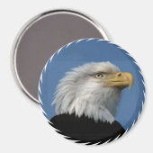 ハゲ型イーグルマグネット マグネット (正面/裏面)
