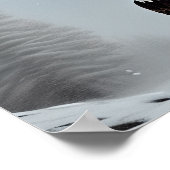 ハゲ威厳のあるワシ芸術 ポスター (角)