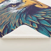 ハゲ威厳のあるワシ シェルパブランケット (3/4)