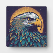 ハゲ威厳のあるワシ フォトプラーク (正面)