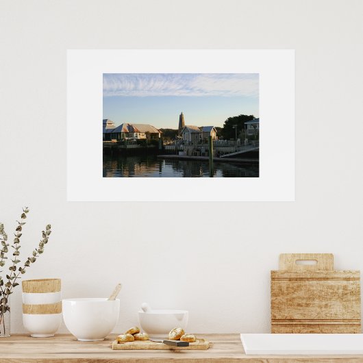 ハゲ島の港 ポスター (キッチン)