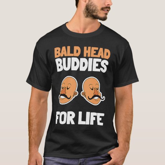 ハゲ男の髪の毛の損失、脱毛症と薄毛 2 Tシャツ (正面)