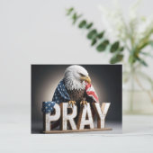 ハゲ祈ワシ ポストカード (スタンド正面)