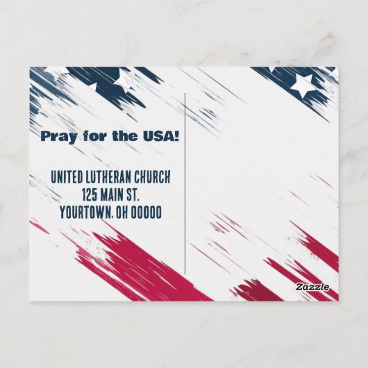 ハゲ祈ワシ ポストカード (裏面)