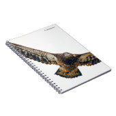 ハゲ素晴らしワシが羽ばたきする ノートブック (右側)