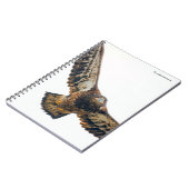 ハゲ素晴らしワシが羽ばたきする ノートブック (左側)
