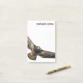 ハゲ素晴らしワシが羽ばたきする ポストイット (デスク上)