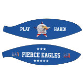 ハゲ素晴らしワシ、アメリカ国旗、スター バスケットボール (パネル)