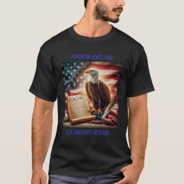 ハゲ統一されたワシ、州国旗と憲法 Tシャツ