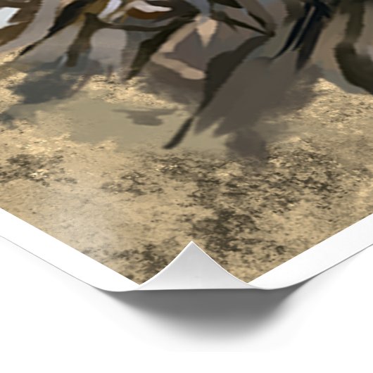 ハゲ絵画ワシ ポスター (コーナー)