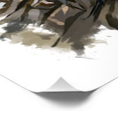 ハゲ絵画ワシ ポスター (コーナー)