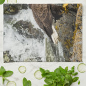 ハゲ誇りを持ったワシ キッチンタオル (折り畳み)