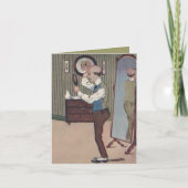 ハゲ誕生日漫画 カード (正面)