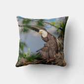 ハゲ離れワシの巣 クッション (裏面)