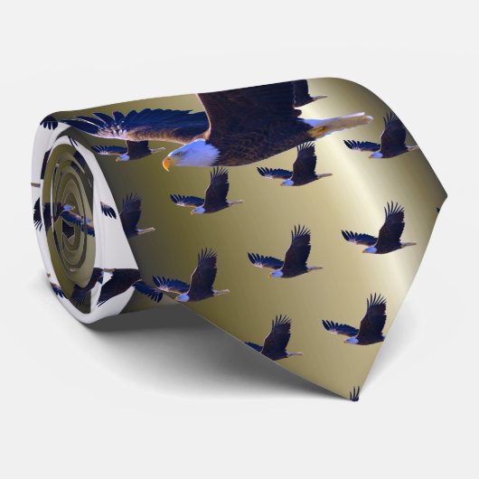 ハゲ飛んでいるワシ ネクタイ (ロール)