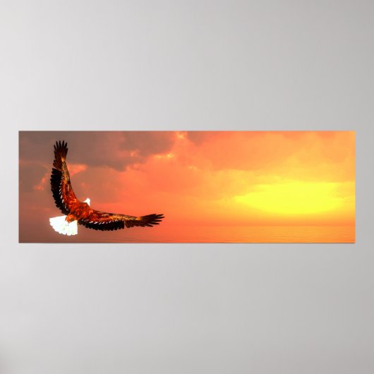 ハゲ飛んでいるワシ ポスター (正面)