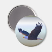ハゲ飛んでいるワシ マグネット (正面/裏面)