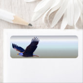 ハゲ飛んでいるワシ ラベル (インサイチュ)