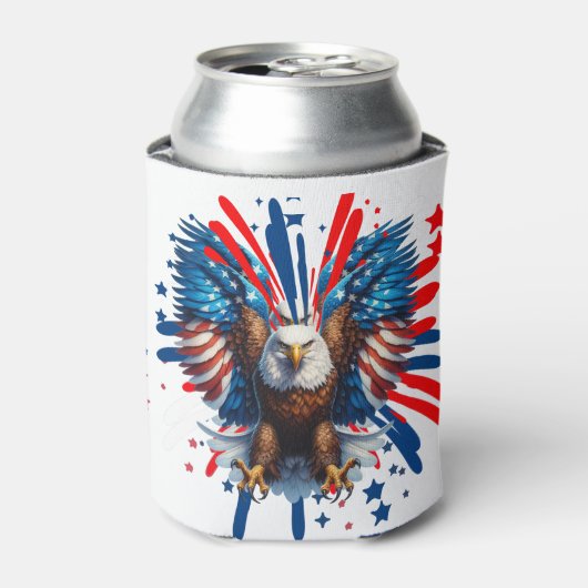 ハゲ鮮やかワシと星とラクールス 缶クーラー (缶正面)