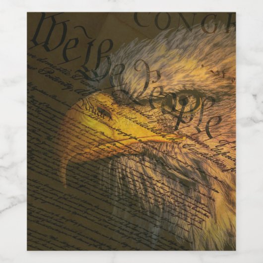 ハゲ鷲の体質 ワインラベル (シングルラベル)