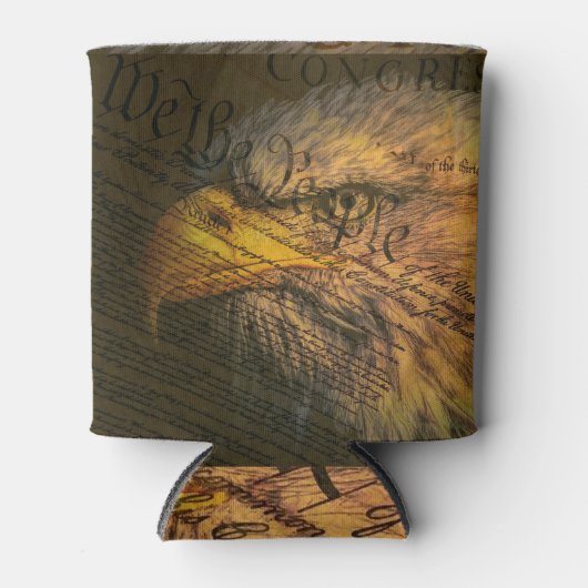 ハゲ鷲の体質 缶クーラー (正面)